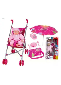 

8 in 1 set city car 33cm/13 "with doll