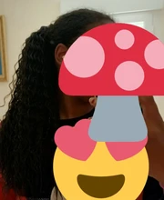 Blice-coleta de pelo rizado Afro sintético, extensiones de coleta con cordón de 18 pulgadas, dos peines de plástico