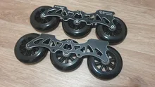 Inline Skates Frame Patines-Skating-Base Alloy-Roller 4-Wheels 3x110mm Super-Light 80mm