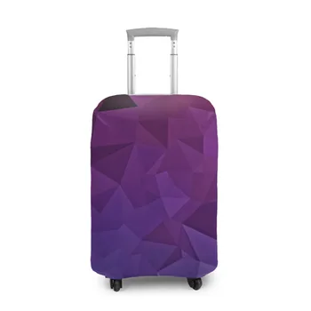 

Suitcase cover 3D purple faces