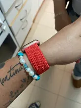 Correa trenzada Solo para Apple Watch, banda de 44mm, 40mm, 38mm, 42mm, pulsera de tela elástica de nailon serie iWatch 3 4 5 Se 6