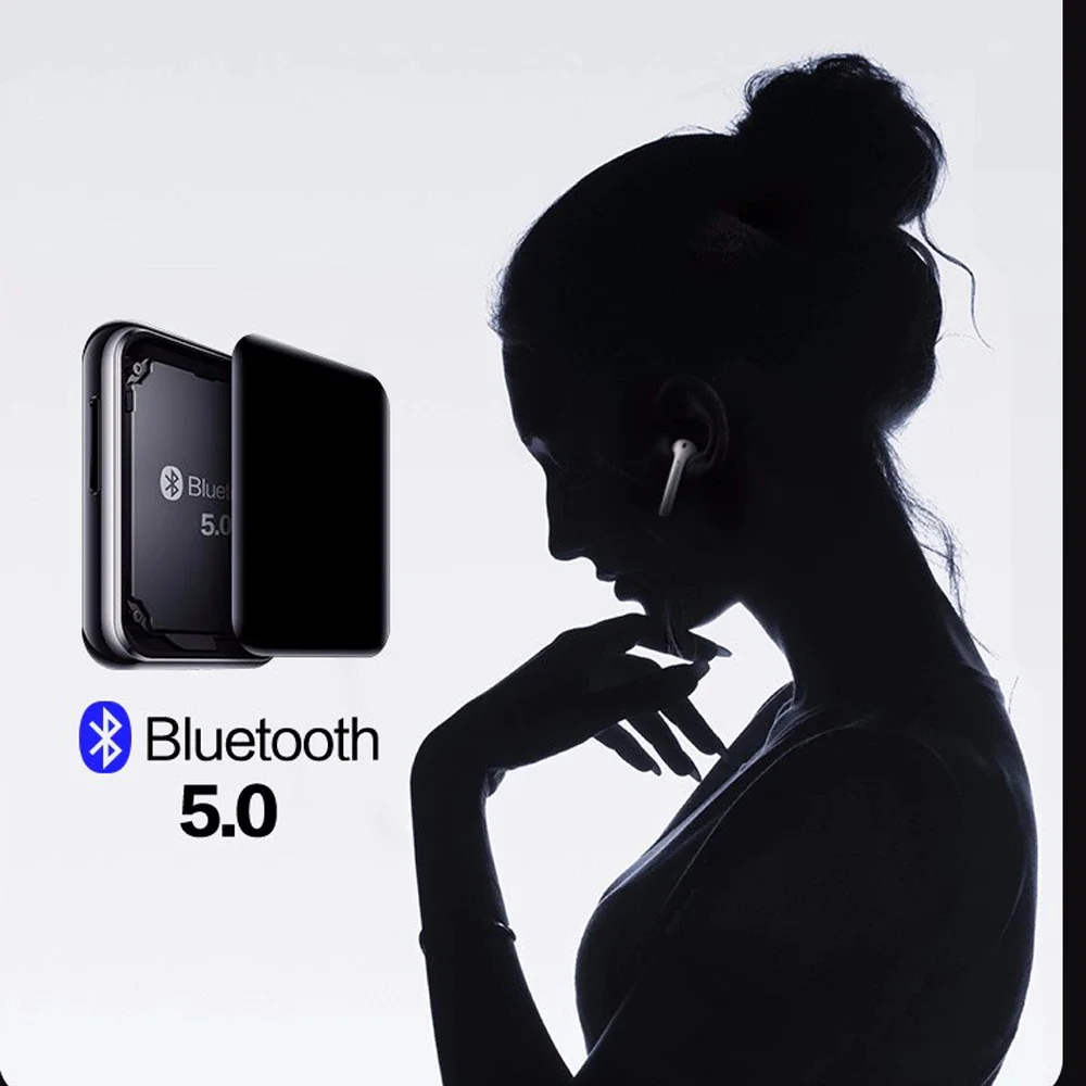 CHENFEC C5 металлический тонкий 16 Гб MP4 музыкальный плеер Bluetooth 1 8 дюймов с FM