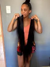 Mechones de pelo brasileño Remy de 8-28 30 32 40 pulgadas recto de Wigirl 100% cabello humano Natural 1 3 4 mechones