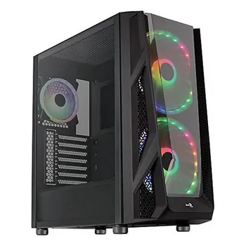 

Micro ATX / Mini ITX / ATX Midtower Case Aerocool Night Hawk Duo RGB USB 3.0 Ø 20 cm Black