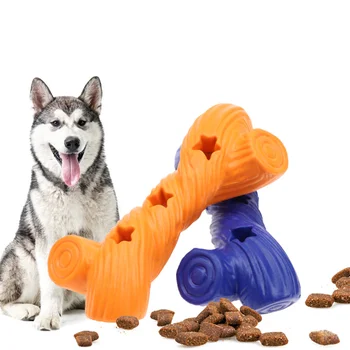 

Bone Shape Dog Toy Rubber Pet Bite Molar Tooth Chew Toys For Small Puppy Large Dogs Outdoor Training Pet Supplies