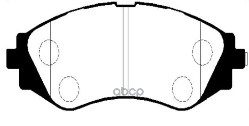 Колодки Тормозные Chevrolet Epica/Evanda Передние Ctr Ckkd6 Ctr арт. CKKD6
