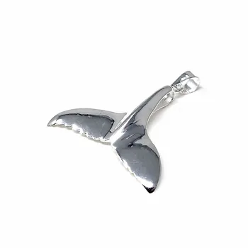 

Pendant 925 Sterling silver m flap dolphin 32mm. Smooth woman