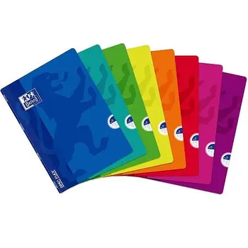 

Pack de 10 libretas grapadas Oxford A4 con 48 hojas 4x4 Multicolor