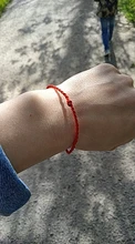Pulsera de hilo rojo Unisex, para parejas, amigos, la suerte, regalos, joyería hecha a mano, 10 Uds.