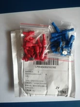 6,3mm azul mujer/hombre Spade eléctrico aislado conectores de virola