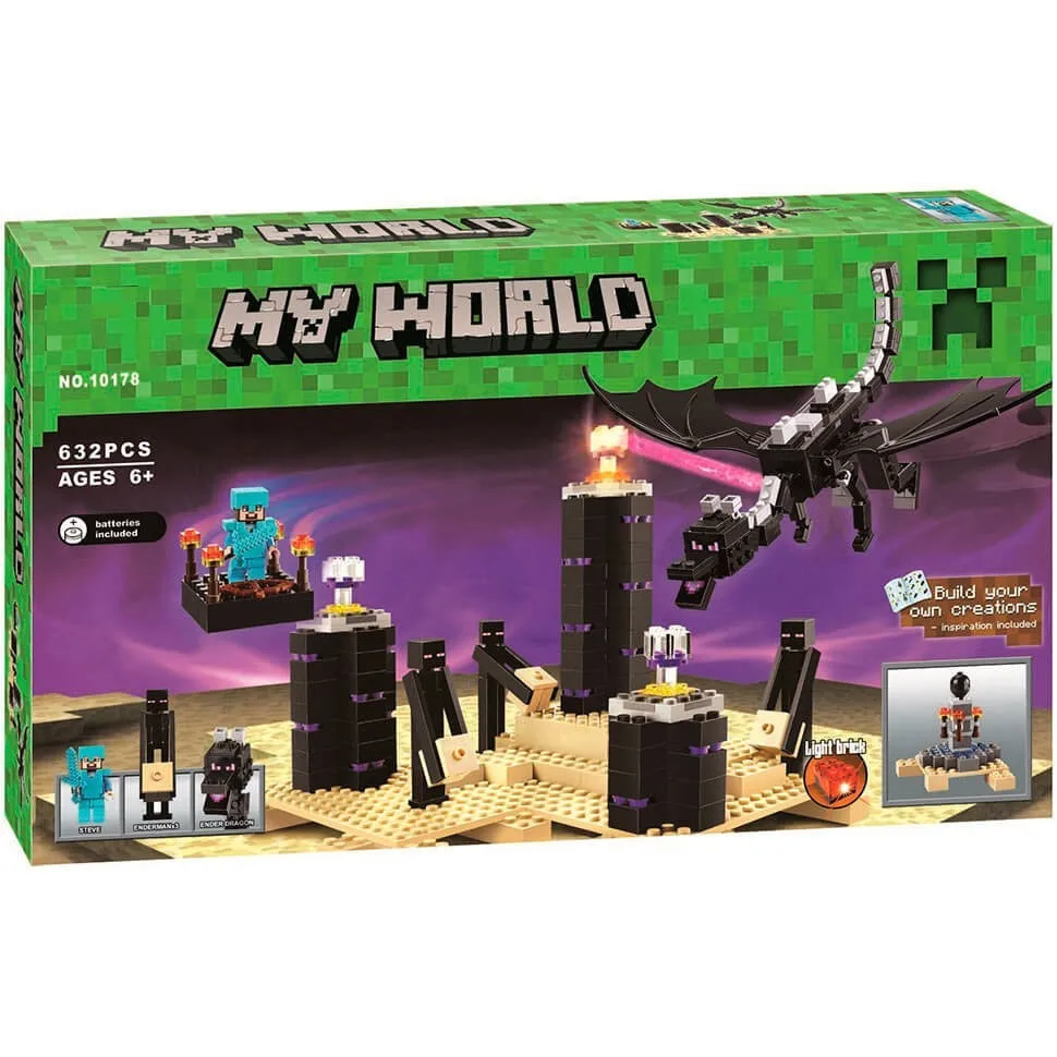 Designer Bela my world Minecraft 10178 Dragon Ender | Игрушки и хобби