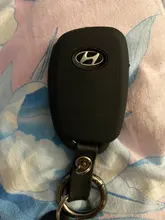 Funda de silicona para llave de coche, funda para Hyundai Tucson Sonata Ix35 Ix25 I20 Creta Santa Fe GLS SPORT Elantra Reina, funda Fob