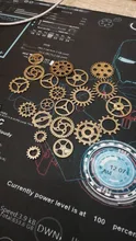 Engranajes y engranajes mecánicos Steampunk de aleación mixta, 20 piezas, 10 colores, tamaño 10-25mm, accesorios de bricolaje, nuevo, envío directo Oct P6659