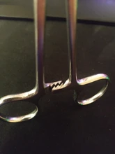 Oauee 12,5 16 18cm herramienta de mano fórceps hemostáticos para pelo pinza de pesca Alicates de bloqueo la depilación herramientas curvado/punta recta