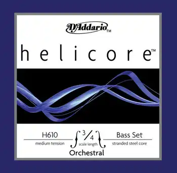 

H610-3/4M helicore orchestral string for double bass 3/4, mean D'Addario