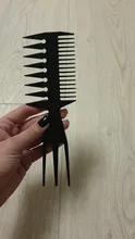 Combs Hairstyling-Tool Hair-Brush Barber Tooth Professional Double-Side Man Fish-Bone-Shape