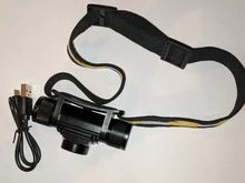 LED Headlamp Head-Torch Boruit D10 Rechargeable Waterproof 18650 Powerful-3000lm Camping