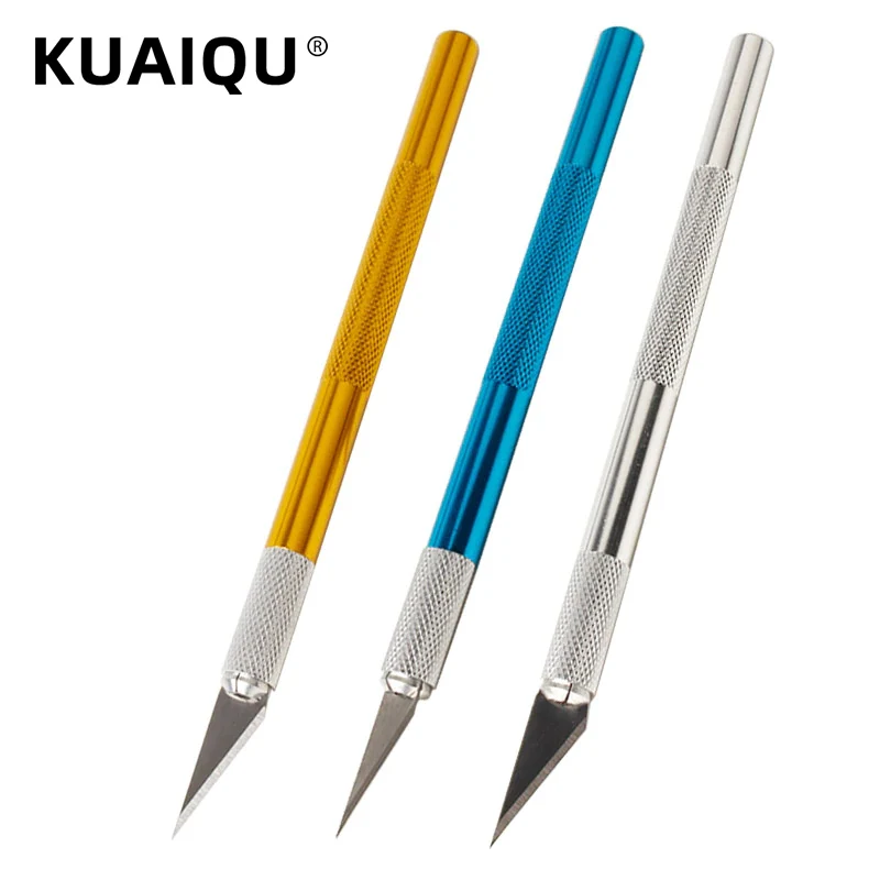 KUAIQU 11 #/10 # Нержавеющая сталь лезвия DIY скальпель резьба по дереву машины резьбы