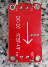 Módulo de potencia de aumento 5A DC-DC, convertidor de voltios de refuerzo, 3,3 V-35V a 5V, 6V, 9V, 12V, 24V, nuevo