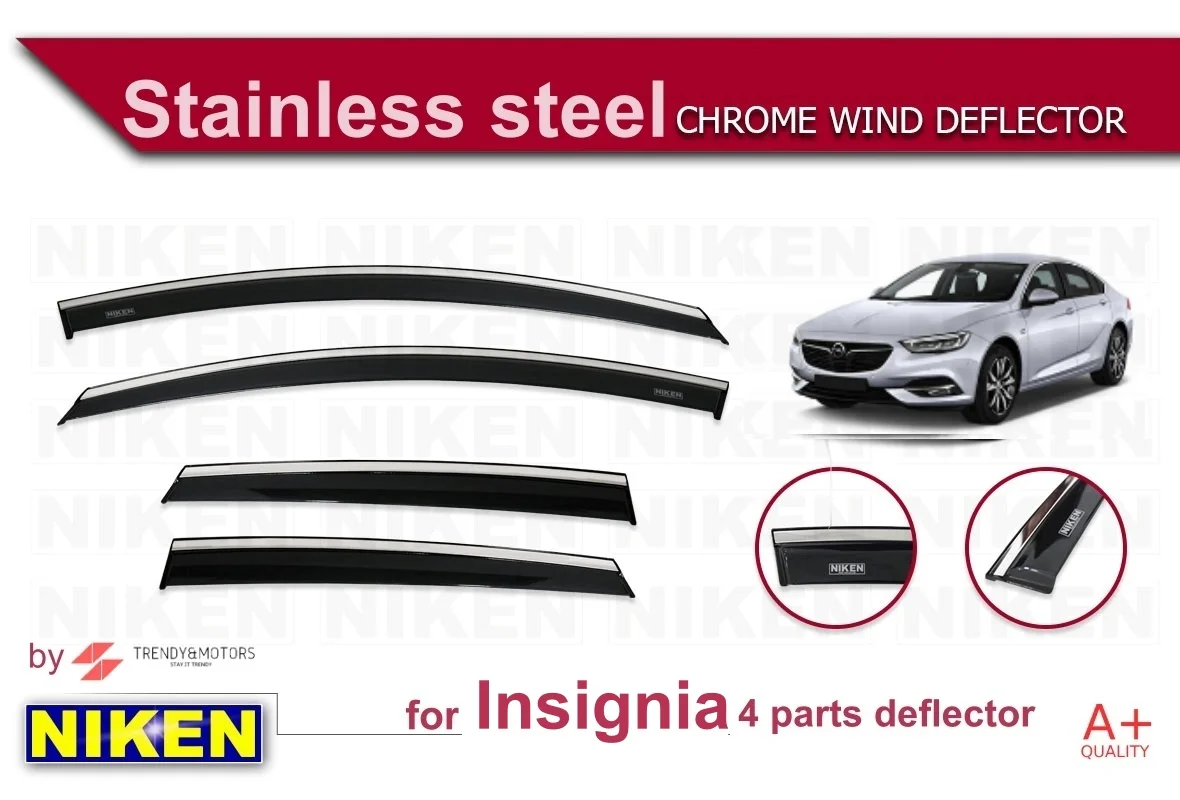 ChromeWindDeflectorSportStyleRainWindowVisorVentvisorSide