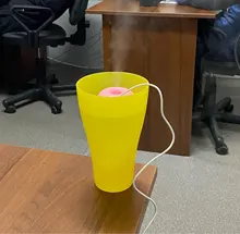 Mini Donut Ultrasonic Humidifier Blue And White Porcelain Aromatherapy Diffuser Mist