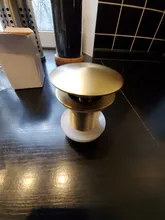 Faucet-Accessories Brushed Sink Drain Bathroom Basin Brass-Material Black White Pop-Up