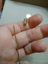 10 piezas de oro Chapado en plata imitación Aleación de perlas cobre largo broche Pin para bricolaje broches solapa vestido piezas de joyería Accesorios