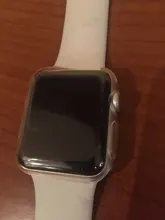 Funda transparente para Apple Watch Serie 6 SE 38MM 44MM 360 completamente transparentes Pantalla de TPU blando Protector para Iwatch cubierta 5 4 3 40MM 42MM