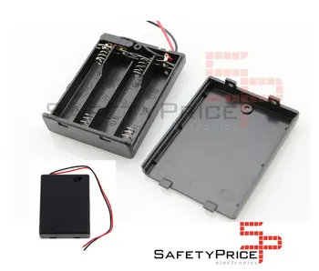 

Battery holder Battery holder 4xAAA lid e switch P028