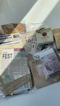 30 unids/set Vintage Scrapbooking Diy Paquete de pegatinas Retro decorativa Natural colección diario Washi etiqueta engomada de papel de arte