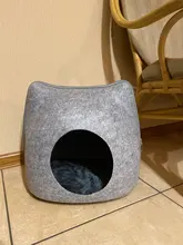 Cat-Bed Cushion Cats-Basket-Bags Nest Pet-Supplies Cave-Sleeping-Bag Zipper for Felt-Cloth