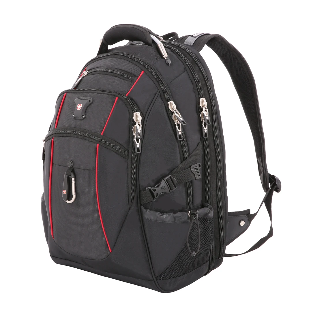 Рюкзак Swissgear 15” чёрный/красный 34x23x48 см 38 л| |