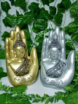 

CajuArt Decorative Buddha Statue Hand Made Home Decorative Religious Gift Statue Figurine Ornament