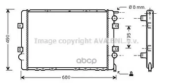 

Radiator cooling Renault Mascott 90 110 Ava art. rt2299