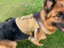 Vest Dog-Harness German-Shepherd Dogs Pet-Military-Training Molle Tactical Medium 