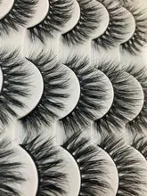 Pestañas postizas 3D de visón Natural, accesorio de maquillaje de imitación, 3D, 5/8/14 pares