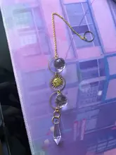 Atrapasueños solar geométrico, chapado en oro