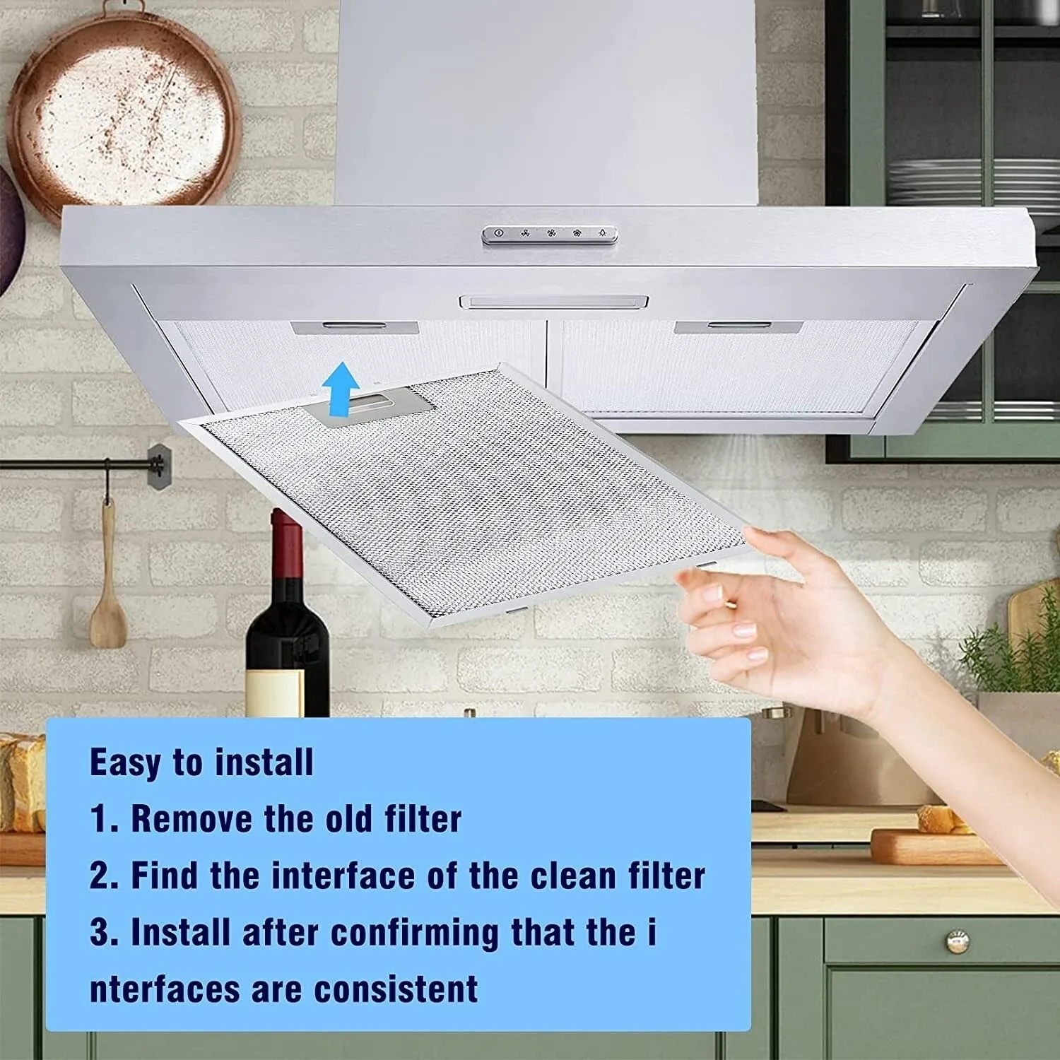 electrolux cooker hood grease filter