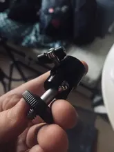 Cabezal de bola para trípode de cámara, soporte de trípode de Flash de luz LED, soporte de montaje, Adaptador de zapata 1/4, 1 ud.