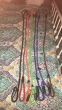 Correa para adiestramiento de perros antideslizante, correa de nailon para perros, Collar de tracción ajustable para M S \ L \ XL