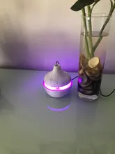 Humidificador de aire eléctrico de 300ML con USB, difusor de Aroma, niebla, aceite de grano de madera, aromaterapia, Mini, con 7 luces LED, para coche, casa y oficina