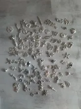 YuenZ 100 Uds Estilos mixtos animal de corazón clave corona encantos colgantes de la joyería de DIY para fabricación de collares y pulseras accesorios U050