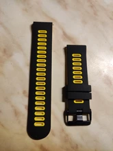 Correa deportiva de silicona blanda para Xiaomi LS05, correa de silicona suave de 20mm y 22mm para HUAWEI WATCH GT 2, Garmin Forerunner245