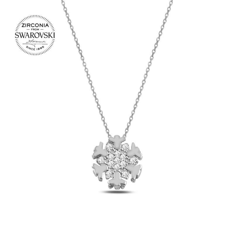 

Armagano Swarovski Zirconia Cubic Zirconia Snowflake Necklace