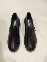 Beyarne-zapatos de tacón alto de piel auténtica para mujer, zapatillas femeninas de tacón alto con cuña, zapatos casuales individuales, temporada primavera Otoño, 2075