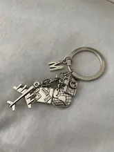 LLavero de avión con 26 letras para la Cámara de la tierra, colgante pequeño, regalo conmemorativo