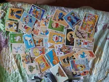 Juego de tarjetas de memoria de estilo clásico, póster famoso Vintage, tarjetas de felicitación, regalo de Año Nuevo, 32 unids/lote