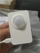 Tuya PIR Sensor de movimiento WiFi para Smart Life detección pasiva infrarroja, Detector de sistema de alarma de seguridad trabajo remoto con Alexa