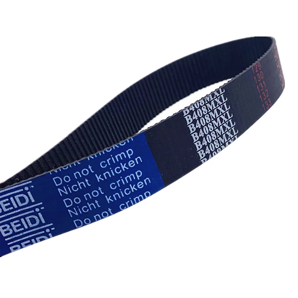 MXL Zahnriemen – Close Loop, 2,032mm Teilung, 10mm Breite, Gummimaterial Schwarz