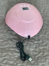 Secador de uñas portátil de 54W, lámpara UV LED de 30/60/90s, con temporizador, Cable USB, para uso doméstico, herramienta de lámpara de uñas de Gel UV